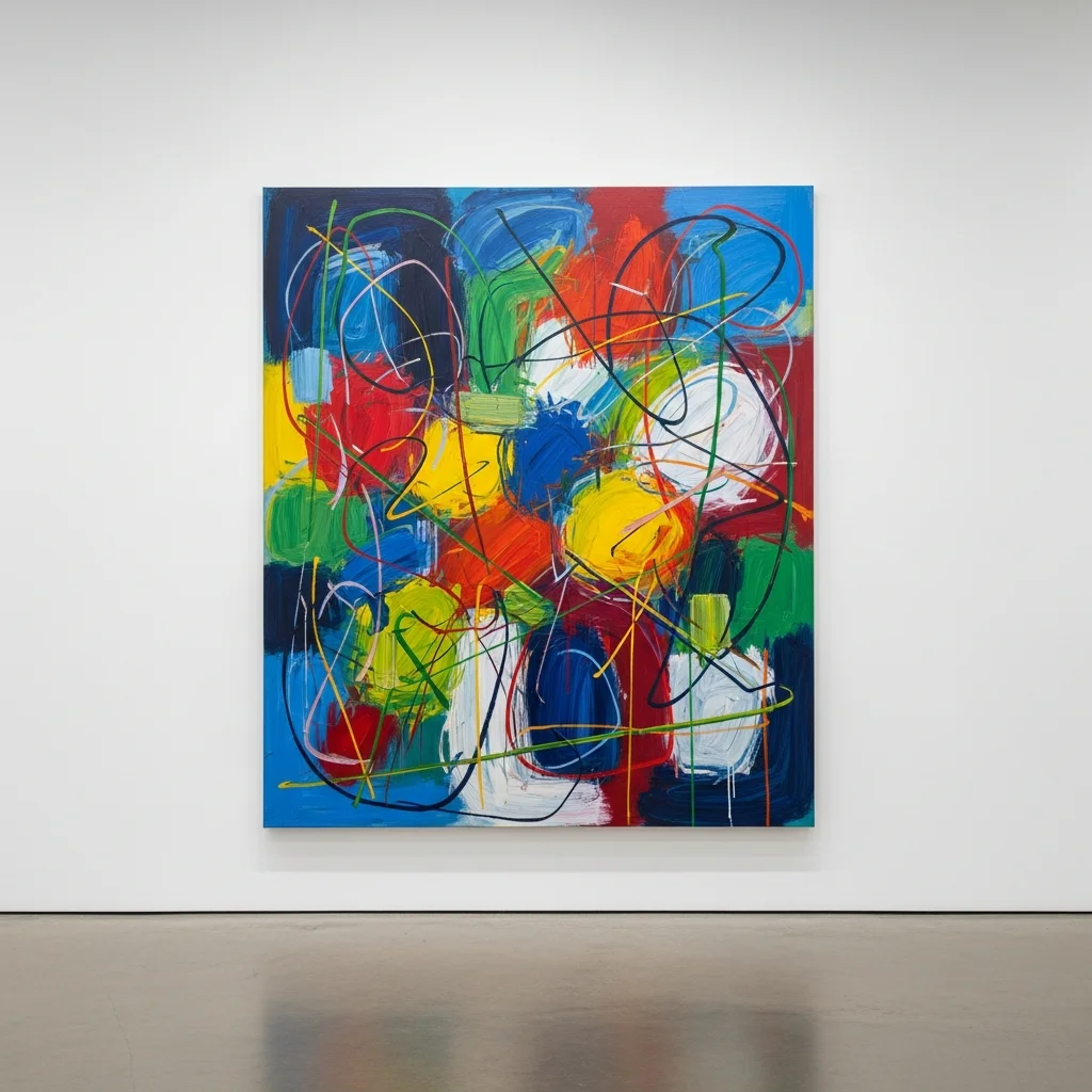 Obra abstrata de Ed Bagatin — série em destaque